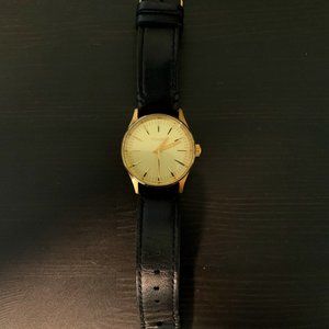 Nixon Sentry 38. Leather Band.